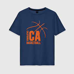 Женская футболка оверсайз California Basket