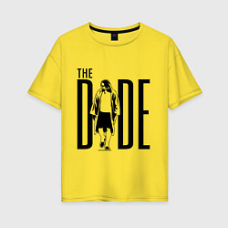 Футболка оверсайз женская The Dude, цвет: желтый