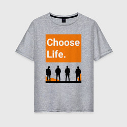 Женская футболка оверсайз Choose Life