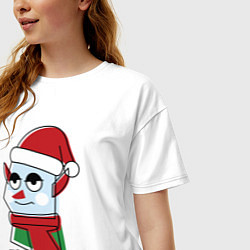 Футболка оверсайз женская Elf Esteem, цвет: белый — фото 2