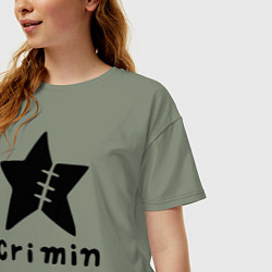Футболка оверсайз женская Crimin бренд One Piece, цвет: авокадо — фото 2