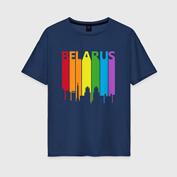Женская футболка оверсайз Belarus Color