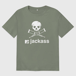 Женская футболка оверсайз Jackass
