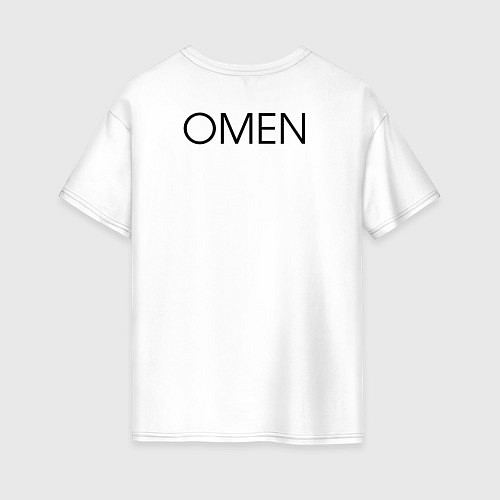 Женская футболка оверсайз Valorant Omen / Белый – фото 2