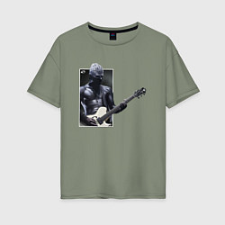 Футболка оверсайз женская Уэс, цвет: авокадо