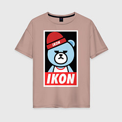 Женская футболка оверсайз IKON YG Bear Dope