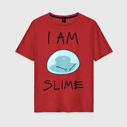 Женская футболка оверсайз I AM SLIME