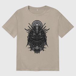 Женская футболка оверсайз Hunt Showdown Костяной Доктор