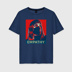 Женская футболка оверсайз Empathy