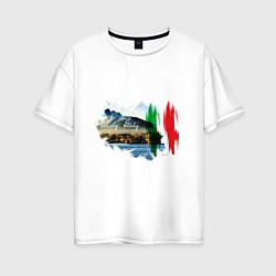 Женская футболка оверсайз Страны Италия Сицилия
