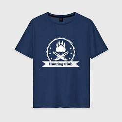 Женская футболка оверсайз Клуб охотников