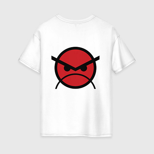 Женская футболка оверсайз Всегда злой Angry Marines / Белый – фото 2