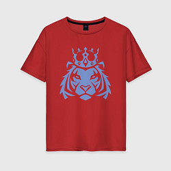 Женская футболка оверсайз Царь Тигр