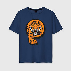 Женская футболка оверсайз Жизнь Тигра