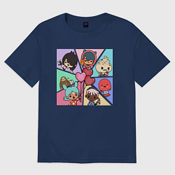 Женская футболка оверсайз Сharacters Toca Boca