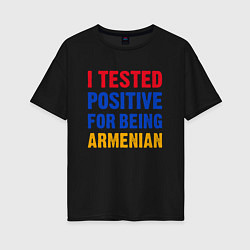 Женская футболка оверсайз Tested Armenian