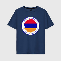 Женская футболка оверсайз Сделано в Армении