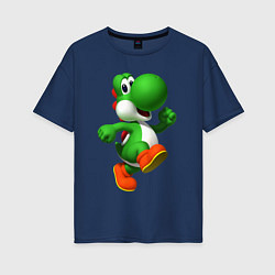 Женская футболка оверсайз 3d Yoshi