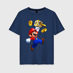 Женская футболка оверсайз Mario cash