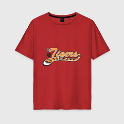 Женская футболка оверсайз Super Tigers