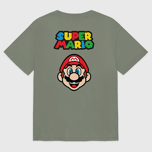 Женская футболка оверсайз Mario Bu / Авокадо – фото 2