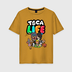 Женская футболка оверсайз Toca Life