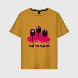 Женская футболка оверсайз Squid Soldiers