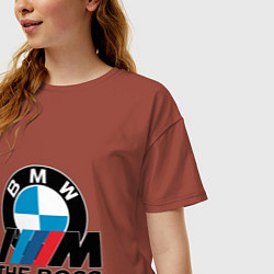 Футболка оверсайз женская BMW BOSS, цвет: кирпичный — фото 2