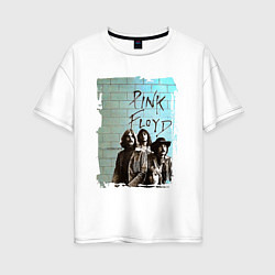 Женская футболка оверсайз PINK FLOYD, постер