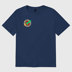 Футболка оверсайз женская Футурама - Межпланетный экспресс, цвет: тёмно-синий