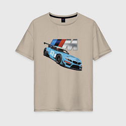 Женская футболка оверсайз BMW M Performance Motorsport