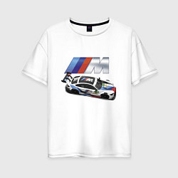Женская футболка оверсайз BMW Great Racing Team