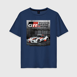Женская футболка оверсайз Toyota Gazoo Racing Team