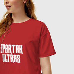 Футболка оверсайз женская SPARTAK ULTRAS, цвет: красный — фото 2