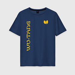 Женская футболка оверсайз WU TANG CLAN LOGO YELLOW