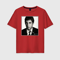 Женская футболка оверсайз Аль Пачино Al Pacino