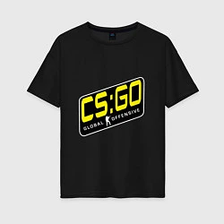 Женская футболка оверсайз CS:GO Новая эра