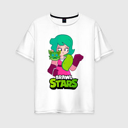 Женская футболка оверсайз Лола из Brawl Stars