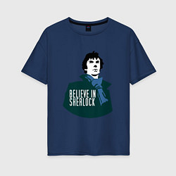 Женская футболка оверсайз Шерлок 2024
