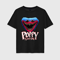 Женская футболка оверсайз Poppy Playtime: Monster