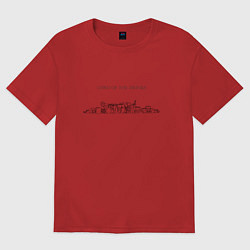 Женская футболка оверсайз Lord Of The Drinks