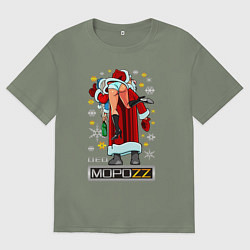 Женская футболка оверсайз ДЕД МОРОZZ