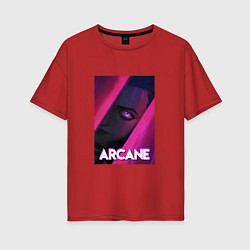 Женская футболка оверсайз Arcane Neon