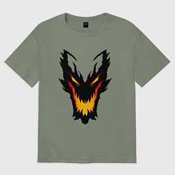 Женская футболка оверсайз ЛИЦО SHADOW FIEND DOTA2