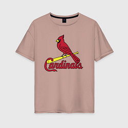 Женская футболка оверсайз St Louis Cardinals - baseball team