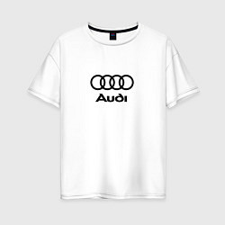 Женская футболка оверсайз Audi