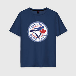 Женская футболка оверсайз Toronto Blue Jays