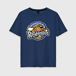 Женская футболка оверсайз Midland Rockhounds - baseball team