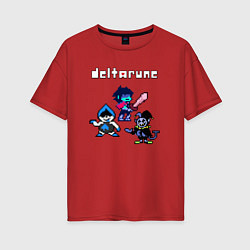 Женская футболка оверсайз Deltarune Дельтарун