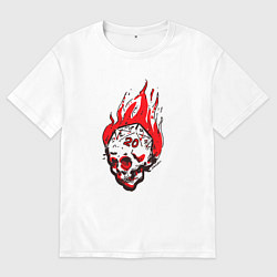 Женская футболка оверсайз Критический бросок outline